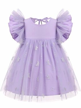 Baby Girl  Butterfly Tulle Dress NEW!!!